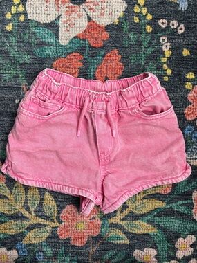 Gap Pink Denim Stride Shorts, Size 3T
